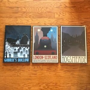Harry Potter prints (set of 3)